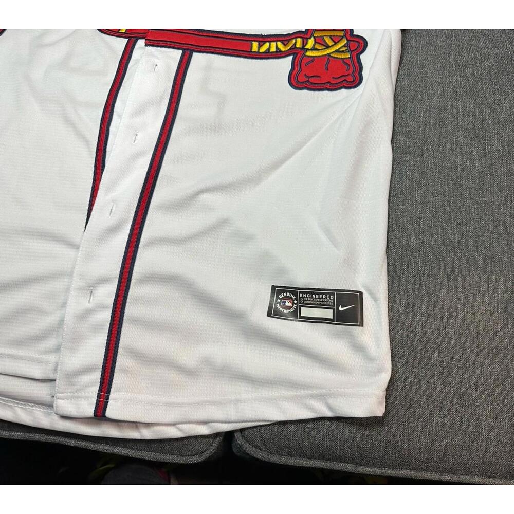 Nike Ronald Acuna Atlanta Braves Jersey SIZE: LARGE - Picture 4 of 5